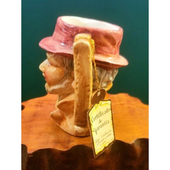 Vintage Magrou Artmark Old Man Toby Mugs 3.75" w/ Original Disney Parks Stickers - Picture 10 of 15